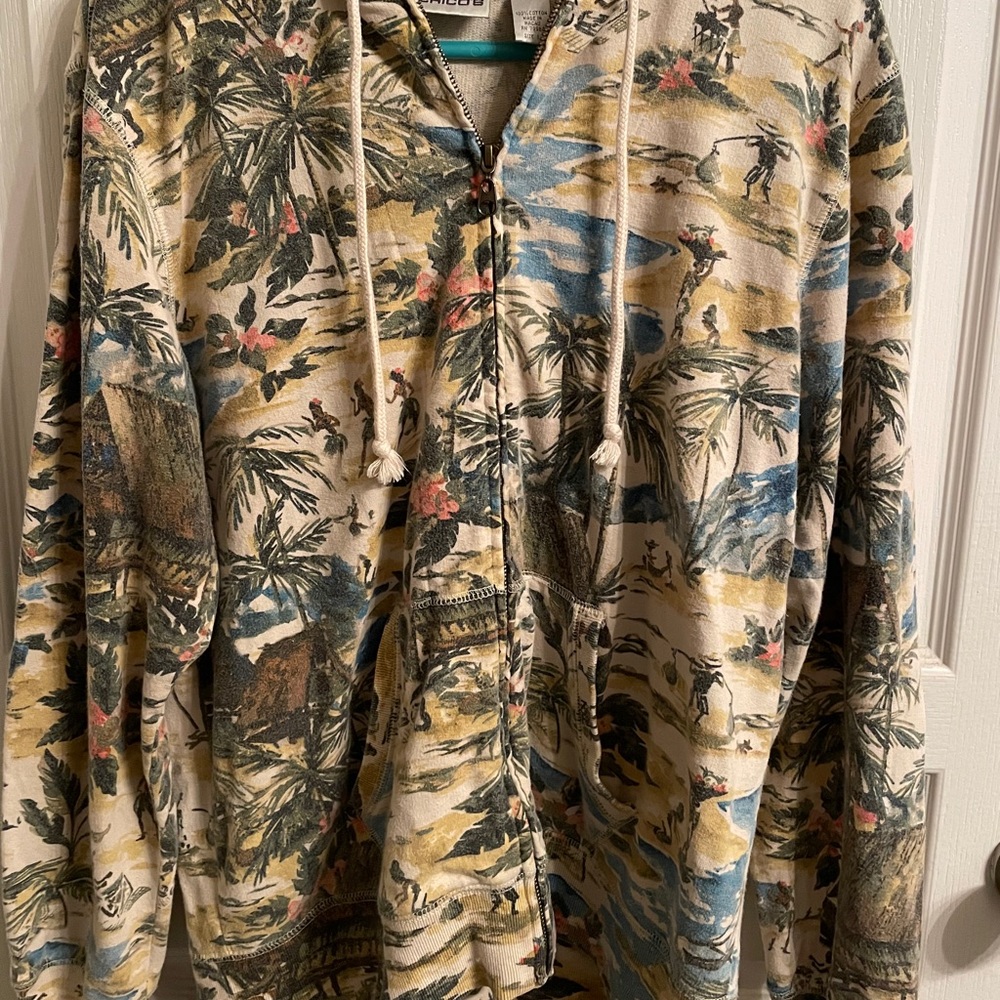 Chicos Hawaiian Hoodie